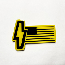 Ford 150 Lightning US Flag 3D Badge - Insignes d'ailes personnalisés Emblem Jaune et noir
 3