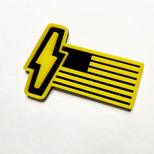 Ford 150 Lightning US Flag 3D Badge - Insignes d'ailes personnalisés Emblem Jaune et noir
 5