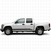 Bandes Vinyle Superposées pour Portières et Bas de Caisson pour Chevrolet Colorado 1ère Gén 2004-2012_2