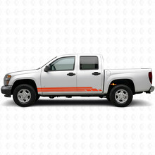 Bandes Vinyle Superposées pour Portières et Bas de Caisson pour Chevrolet Colorado 1ère Gén 2004-2012_4