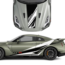Hot et côtés Kit de décalcomanies graphiques pour Nissan GT-R
 2