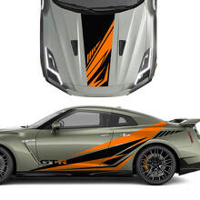 Hot et côtés Kit de décalcomanies graphiques pour Nissan GT-R
 3