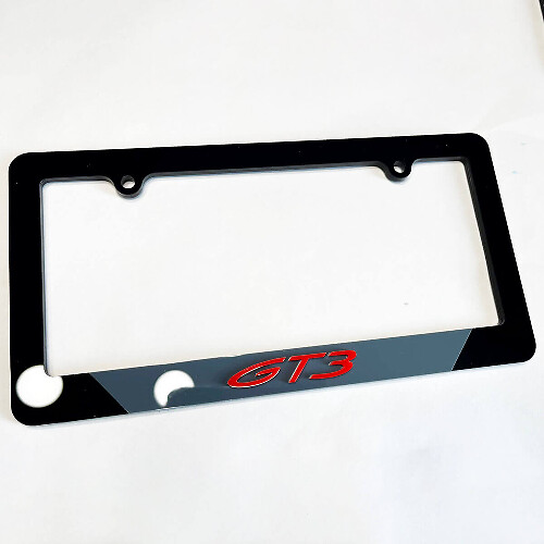 Porsche 911 GT3 Vehicle Liceding Licding Plate Covers Frames Decor
