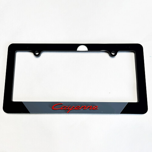 Porsche Cayenne Vehicle Liceding Liceding Plate Covers Cames Decor
