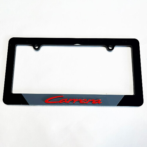 Porsche Taycan Vehicle Liceding Liceding Plate Covers Frames Decor
