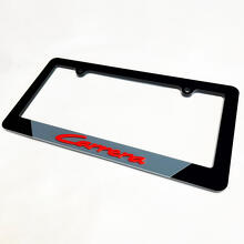 Porsche Taycan Vehicle Liceding Liceding Plate Covers Frames Decor
 3