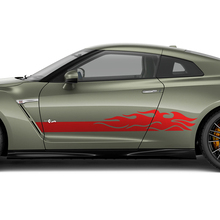 Portes latérales Kit de décalcomanie des rayures pour Nissan GT-R
 2