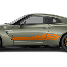 Portes latérales Kit de décalcomanie des rayures pour Nissan GT-R
 3