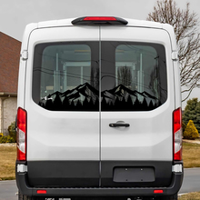 Ford Transit Mountains arrière Mountains Forest en vinyle Sticker
 2