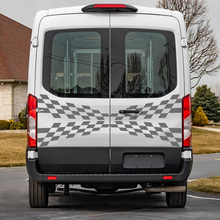 Ford Transit arrière à carreaux Graphiques Sticker en vinyle
 2