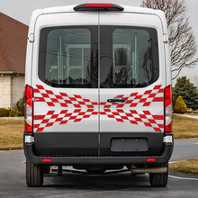 Ford Transit arrière à carreaux Graphiques Sticker en vinyle
 3