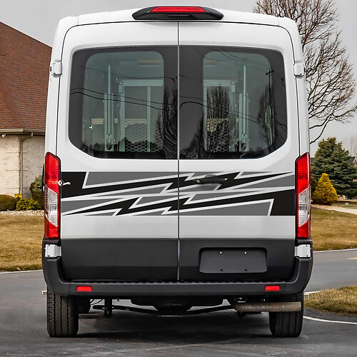 Ford Transit Portes arrière Graphiques Sticker Decal en vinyle
