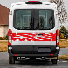 Autocollant en vinyle décoratif pour portes arrière Lightning pour Musclecar Transit 3