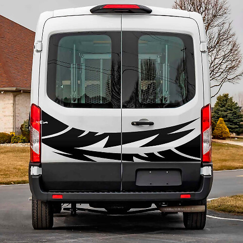 Autocollants en vinyle graphiques pour portes arrière 3 pour Ford Transit