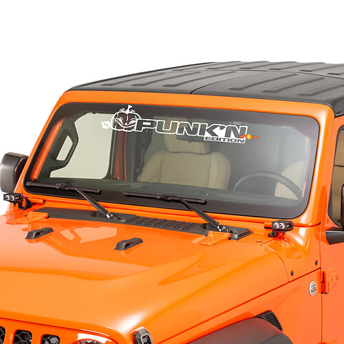 Fenêtre de pare-brise Jeep Punk'n Edition Graphic Vinyl Decal Sticker
