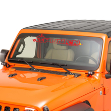 Fenêtre de pare-brise Jeep Punk'n Edition Graphic Vinyl Decal Sticker
 3