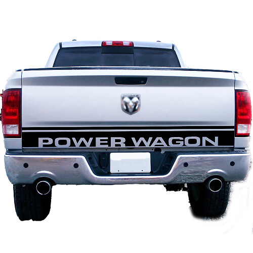 Autocollant décalcomanie bande en vinyle accent de hayon de camion 2 pour Dodge Ram 1500 Power Wagon