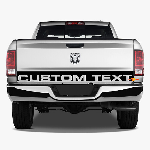 Autocollant Vinyle Personnalisé Rayure de Hayon pour Dodge Ram 1500 Power Wagon