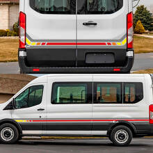 Musclecar Transit rétro Portes latérales arrière Graphiques Sticker en vinyle Sticker
 2