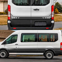 Musclecar Transit rétro Portes latérales arrière Graphiques Sticker en vinyle Sticker
 3