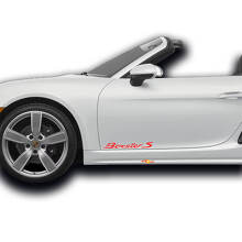 Autocollants Vinyle Portes Latérales Boxster S pour Porsche Boxster_6