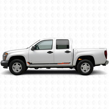 Bandes vinyle Racing Line pour porte et bas de caisse pour Chevrolet Colorado 1ère génération 2004-2012_2