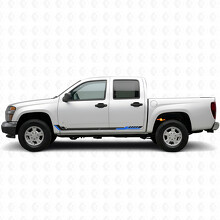 Bandes vinyle Racing Line pour porte et bas de caisse pour Chevrolet Colorado 1ère génération 2004-2012_3