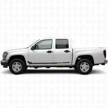 Bandes vinyle Racing Line pour porte et bas de caisse pour Chevrolet Colorado 1ère génération 2004-2012_4