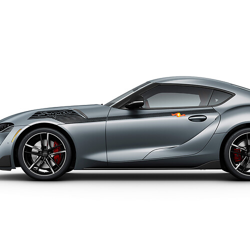 Toyota Supra MKV A90 A91 Stripes latérales Graphiques Stickers Stickers
