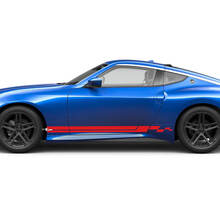 Kit de décalcomanie à carreaux latéraux pour Nissan Z Sport
 3