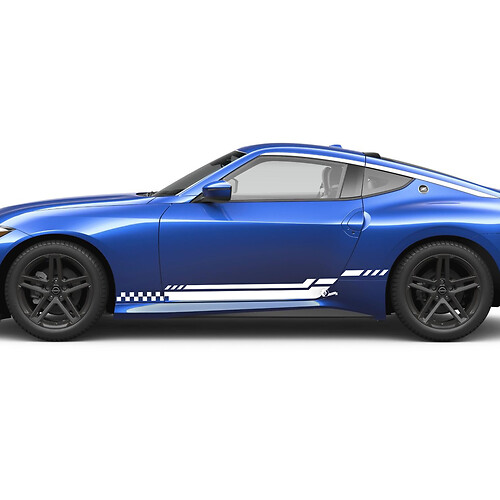 Kit de décalcomanie à carreaux latérale pour Nissan Z Sport
