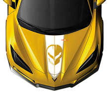 Chevy Chevrolet Corvette Jake C8 Hood 2 Colours Sticker en vinyle
 2