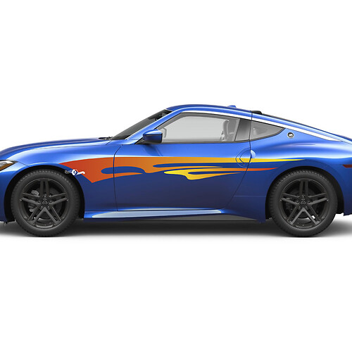 Kit de décalcomanie à carreaux latérale pour Nissan Z Sport

