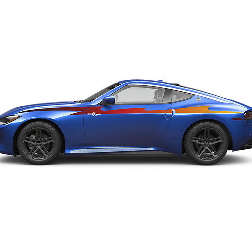 Kit de décalcomanie de gradient latéral pour Nissan Z Sport 2
