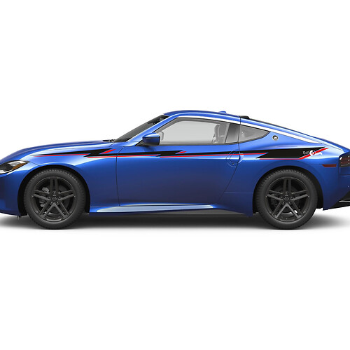 Kit de décalcomanie de style Z Side Stripe pour Nissan Z Sport
