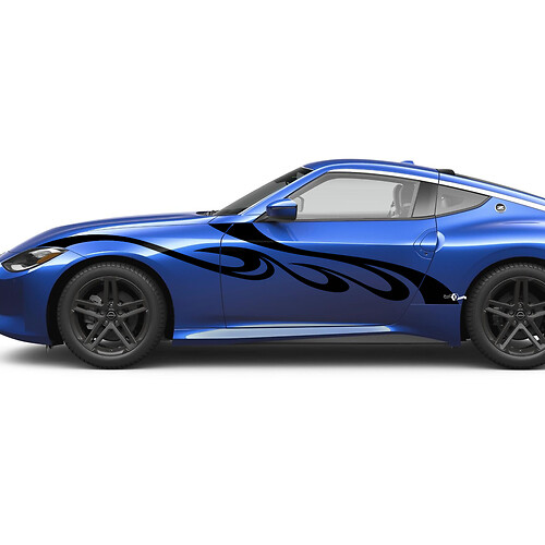 Kit de décalcomanie graphique des portes latérales pour Nissan Z Sport
