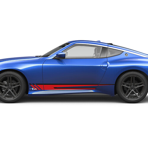 Kit de décalcomanie des portes graphiques de panneau de bascule latérale pour Nissan Z Sport
