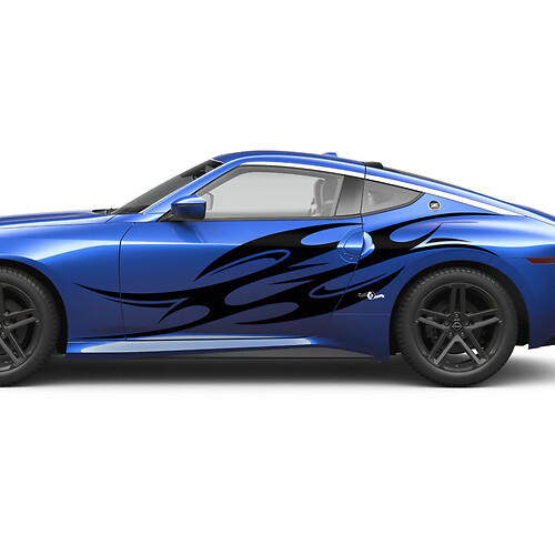Kit de décalcomanie des portes graphiques de la mouche latérale pour Nissan Z Sport
