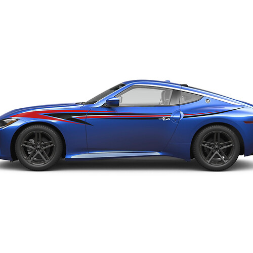 Portes d'accentuation latérale Kit d'autocollants de décalcomanie graphique tribal pour Nissan Z Sport
