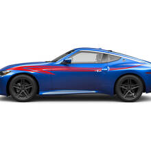 Portes d'accentuation latérale Kit d'autocollants de décalcomanie graphique tribal pour Nissan Z Sport
 4