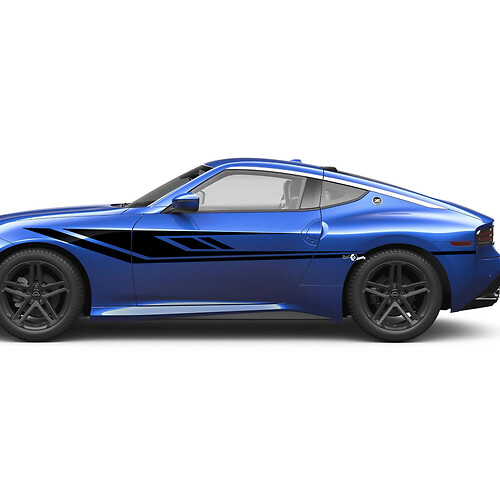 Kit d'autocollant de décalcomanies graphiques de course latérale pour Nissan Z Sport
