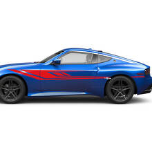 Kit d'autocollant de décalcomanies graphiques de course latérale pour Nissan Z Sport
 3