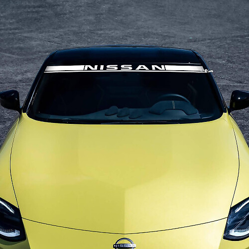 Autocollant en vinyle de bandes lettrées de marque pour pare-brise pour Nissan Z Sport