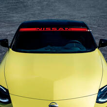 Autocollant en vinyle de bandes lettrées de marque pour pare-brise pour Nissan Z Sport 3