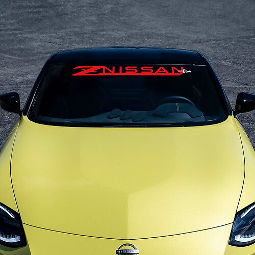 Écran d'autocollant de décalcomanie à rayures Z pour Nissan Z Sport
 1
