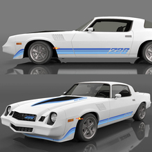 Kit de bandes d'autocollants rétro de décalcomanies vintage pour 1980 1981 Chevrolet Camaro Z28 2
 2
