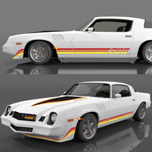 Kit de bandes d'autocollants rétro de décalcomanies vintage pour 1980 1981 Chevrolet Camaro Z28 2
 3