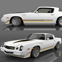 Kit de bandes d'autocollants rétro de décalcomanies vintage pour 1980 1981 Chevrolet Camaro Z28 2
 4