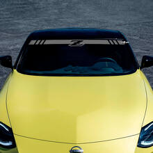Autocollant vinyle logo Z bande pour pare-brise Nissan Z Sport 2