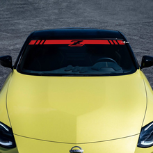 Écran d'autocollant de décalcomanies à bande Z pour Nissan Z Sport 2
 3